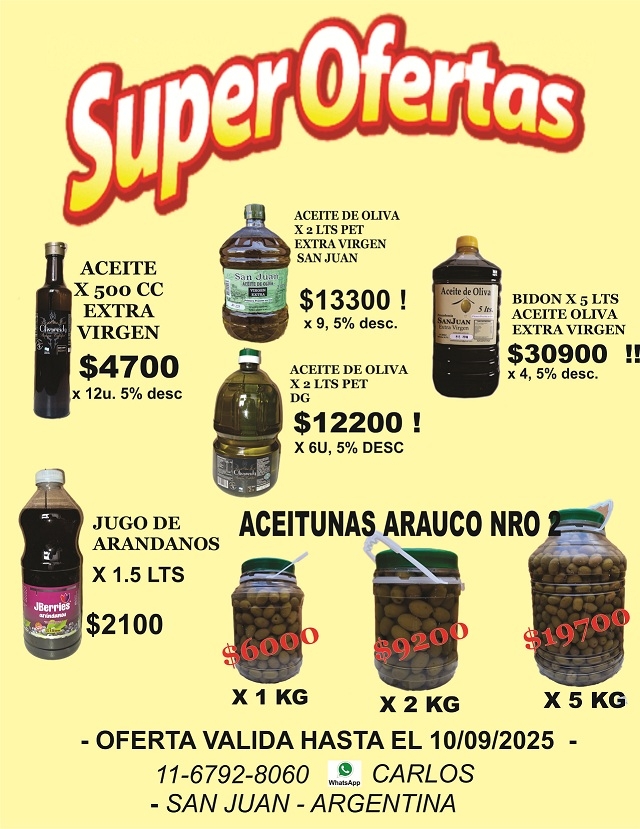 _super ofertas olivas   agosto